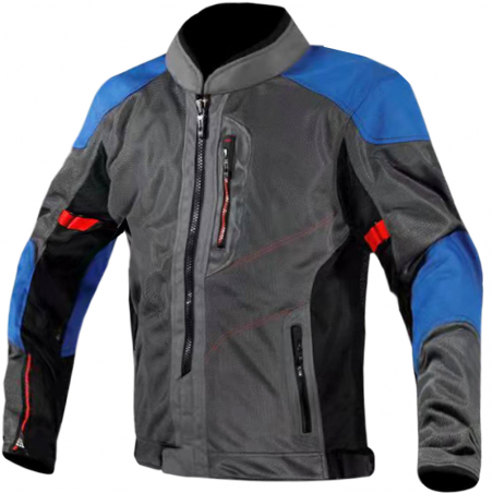 CHAQUETA LS2 ALBA DARK GREY/BLACK/BLUE