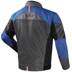 CHAQUETA LS2 ALBA DARK GREY/BLACK/BLUE