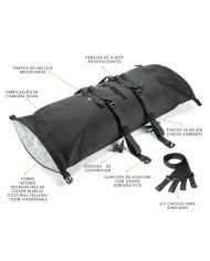 BOLSA DE EQUIPAJE KRIEGA ROLLPACK 20L NEGRO
