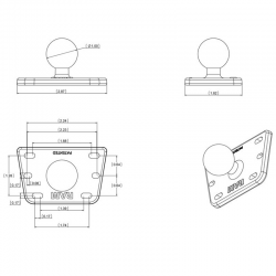 SOPORTE RAM MOUNTS RESERVOIR COVER