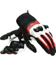 GUANTES DAINESE MIG 3 NEGRO/BLANCO/LAVA-ROJO