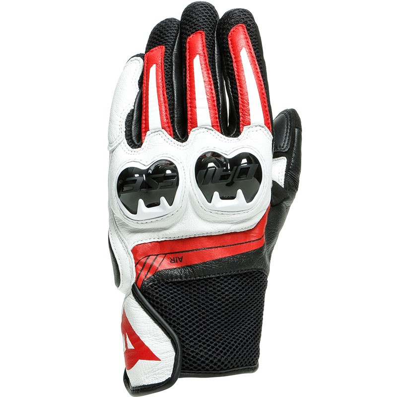 GUANTES DAINESE MIG 3 NEGRO/BLANCO/LAVA-ROJO