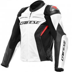 CHAQUETA DAINESE RACING 4 BLANCO/NEGRO