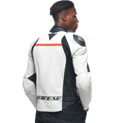 CHAQUETA DAINESE RACING 4 BLANCO/NEGRO