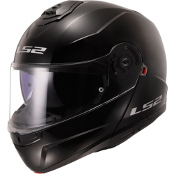 CASCO LS2 STROBE II 22.06 MODULAR NEGRO BRILLO