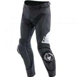 PANTALONES DAINESE DELTA 4 BLACK/WHITE