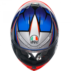 CASCO AGV K6 S SLASHCUT BLACK/BLUE/RED