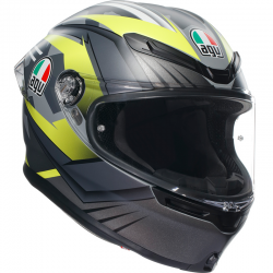 CASCO AGV K6 S EXCITE MATT CAMO/YELLOW FLUO