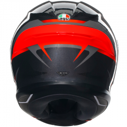 CASCO AGV K6 S SLASHCUT BLACK/GREY/RED