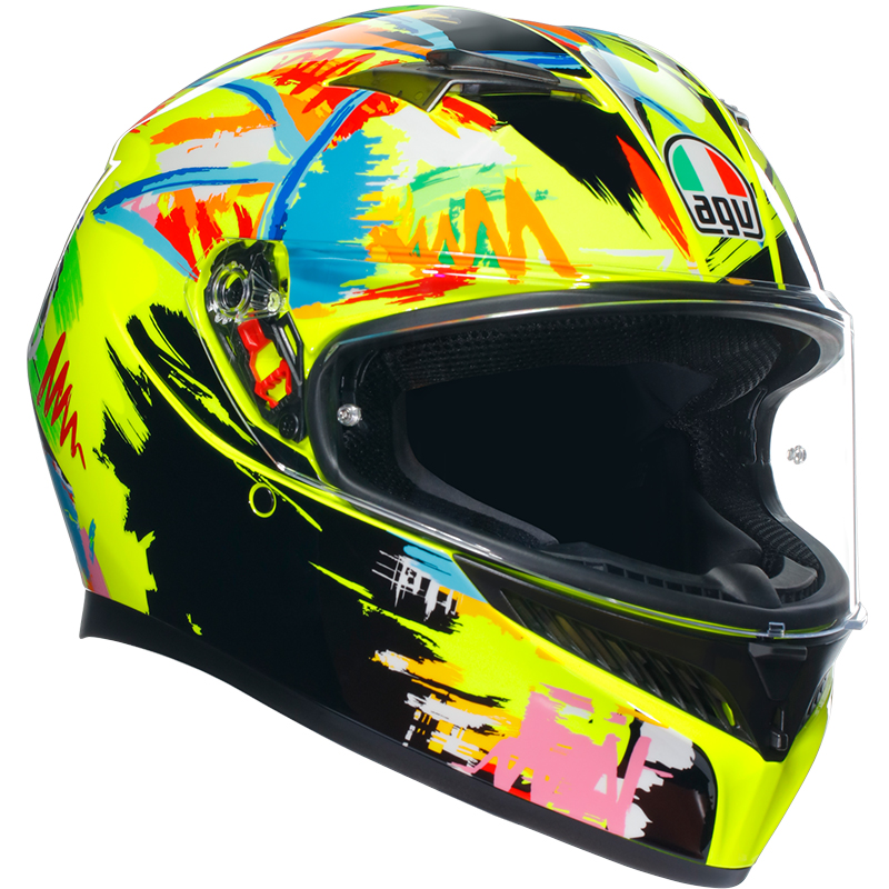 CASCO AGV K3 E2206 ROSSI ROSSI WINTER TEST 2019