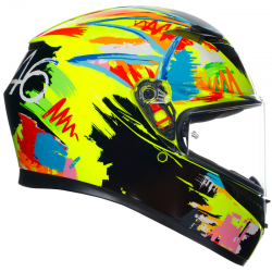 CASCO AGV K3 E2206 ROSSI ROSSI WINTER TEST 2019