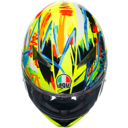 CASCO AGV K3 E2206 ROSSI ROSSI WINTER TEST 2019