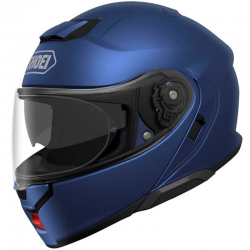 CASCO SHOEI NEOTEC 3 AZUL MATE METALIZADO