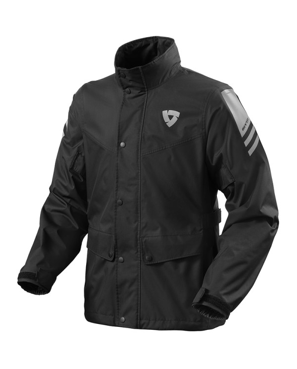 CHAQUETA IMPERMEABLE REVIT NITRIC 4 H2O NEGRO | Impermeables de moto | %brands%