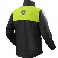 CHAQUETA IMPERMEABLE REVIT NITRIC 4 H2O NEGRO/AMARILLO FLUOR