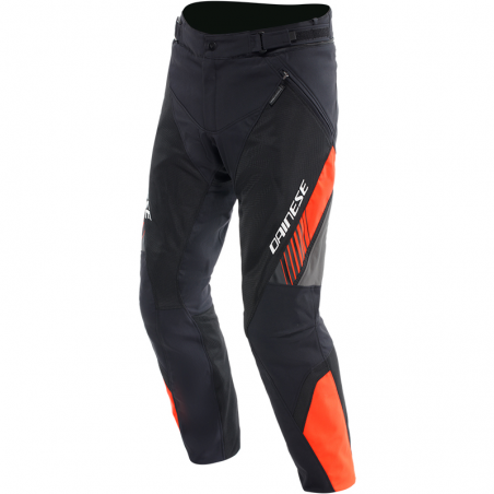 PANTALONES DAINESE DRAKE 2 AIR ABSOLUTESHELL BLACK/RED FLUO