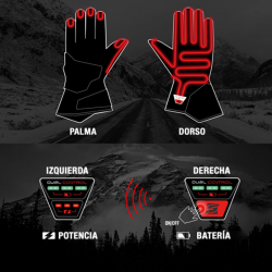 GUANTES CALEFACTABLES FIVE HG3 EVO WATERPROOF LADY BLACK