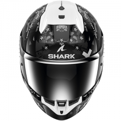 CASCO SHARK SKWAL I3 HELLCAT BLACK/CHROM/SILVER KUS