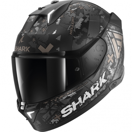 CASCO SHARK SKWAL I3 HELLCAT BLACK/CHROM/ANTHRACITE KUA