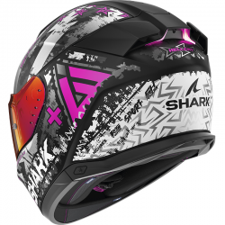 CASCO SHARK SKWAL I3 HELLCAT BLACK/CHROM/PURPLE KUV