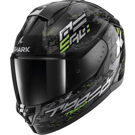 CASCO SHARK RIDILL 2 MOLOKAI BLACK/SILVER/GREEN KSG