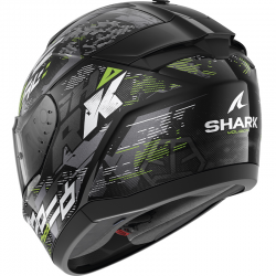 CASCO SHARK RIDILL 2 MOLOKAI BLACK/SILVER/GREEN KSG