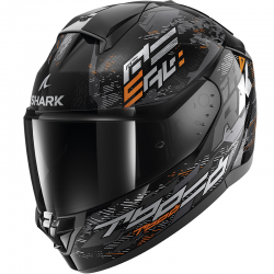 CASCO SHARK RIDILL 2 MOLOKAI BLACK/SILVER/ORANGE KSO