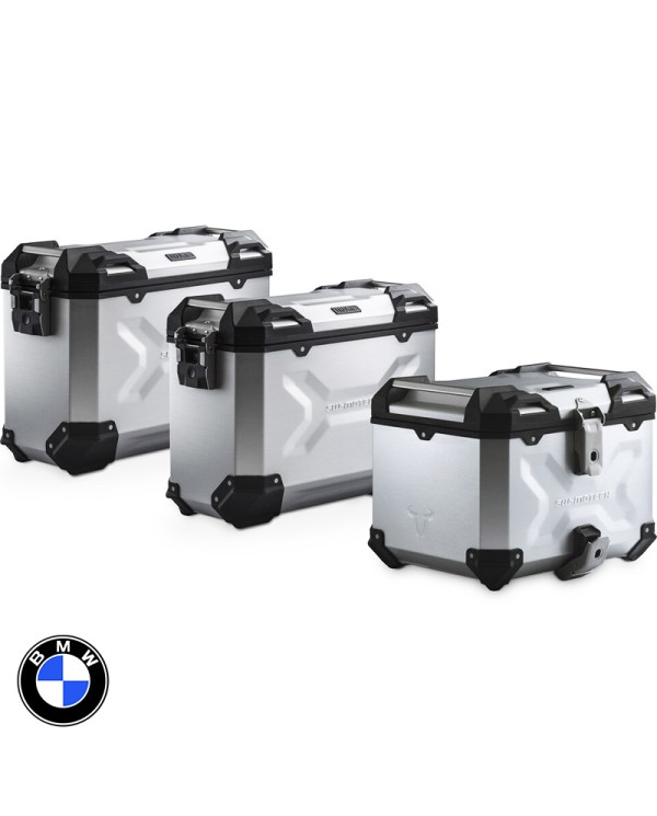 PACK MALETAS LATERALES + BAUL + BOLSAS + SOPORTES SW-MOTECH BMW ADV.07.664.75100/S