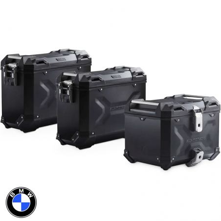 PACK MALETAS LATERALES + BAUL + BOLSAS + SOPORTES SW-MOTECH BMW ADV.07.664.75100/B