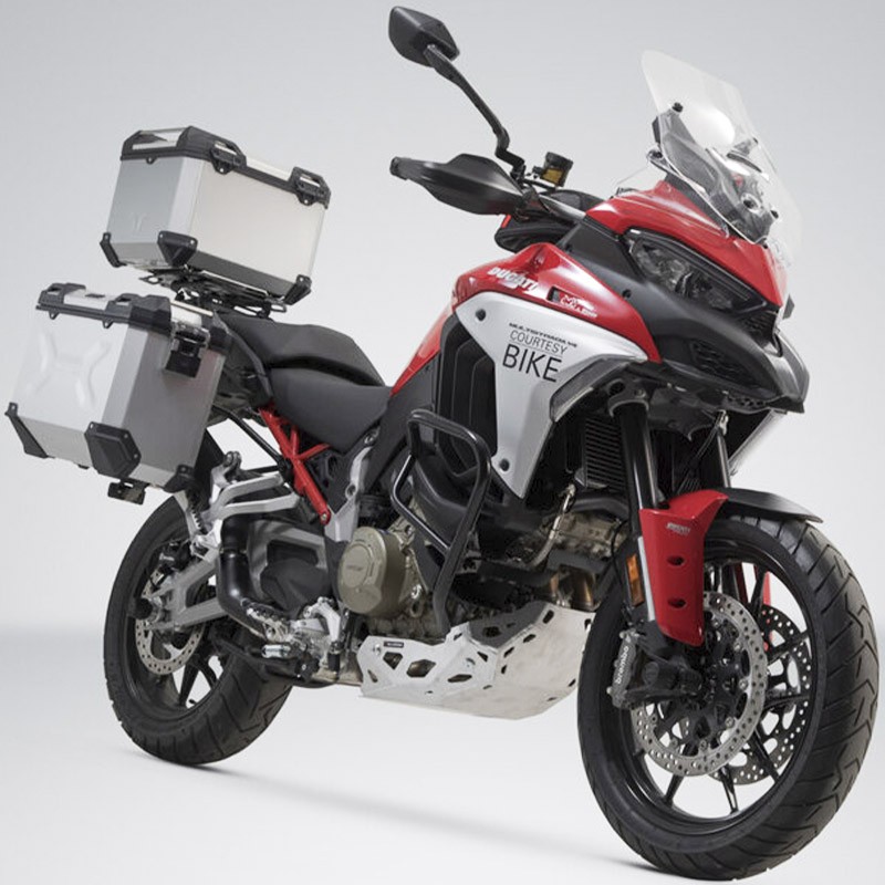PACK MALETAS LATERALES + BAUL + BOLSAS + SOPORTES SW-MOTECH DUCATI ADV.22.822.75001/S | Maletas y  Equipajes de moto | %brands%