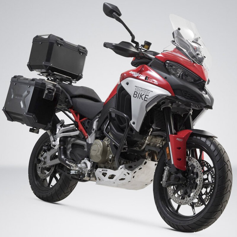 PACK MALETAS LATERALES + BAUL + BOLSAS + SOPORTES SW-MOTECH DUCATI ADV.22.822.75001/B | Maletas y  Equipajes de moto | %brands%