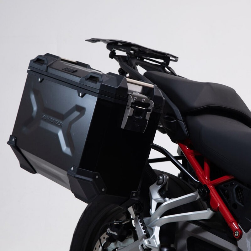 PACK MALETAS LATERALES + BAUL + BOLSAS + SOPORTES SW-MOTECH DUCATI ADV.22.822.75001/B | Maletas y  Equipajes de moto | %brands%