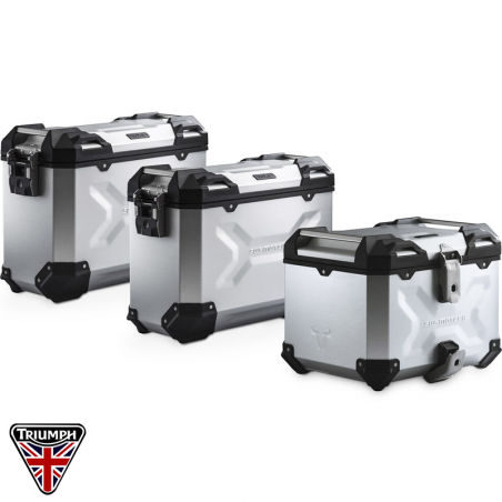 PACK MALETAS LATERALES + BAUL + BOLSAS + SOPORTES SW-MOTECH TRIUMPH ADV.11.953.75001/S