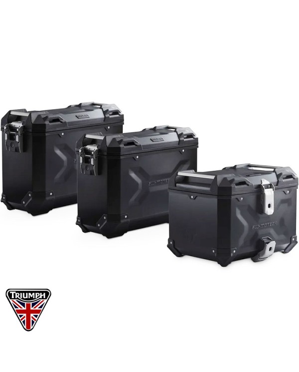 PACK MALETAS LATERALES + BAUL + BOLSAS + SOPORTES SW-MOTECH TRIUMPH ADV.11.900.75000/B