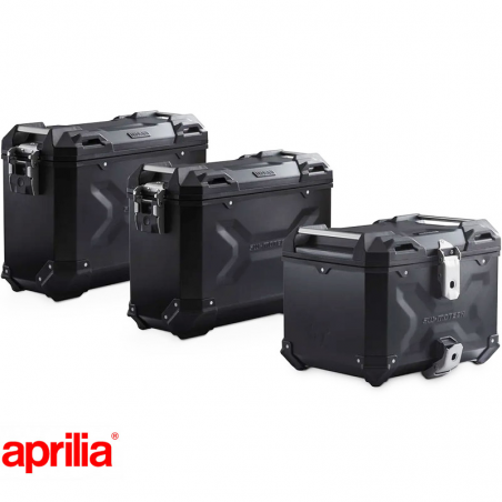 PACK MALETAS LATERALES + BAUL + BOLSAS + SOPORTES SW-MOTECH APRILIA ADV.13.849.75000/B