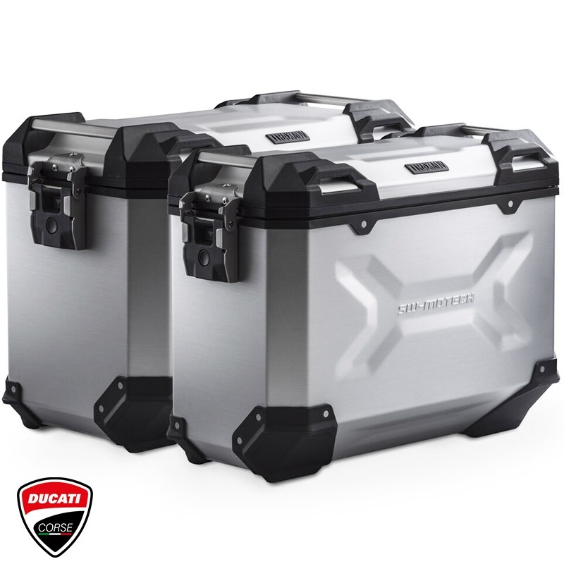 PACK MALETAS LATERALES + BOLSAS + SOPORTES SW-MOTECH DUCATI KFT.22.822.70000/S