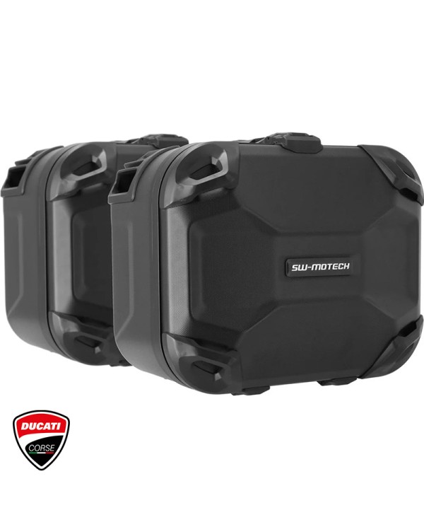 PACK MALETAS LATERALES + SOPORTES SW-MOTECH DUSC DUCATI KFT.22.822.65102/B | Maletas y  Equipajes de moto | %brands%