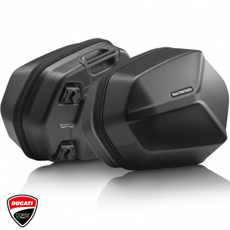 PACK MALETAS LATERALES + SOPORTES + BOLSAS SW-MOTECH AERO ABS DUCATI KFT.22.114.60101/B