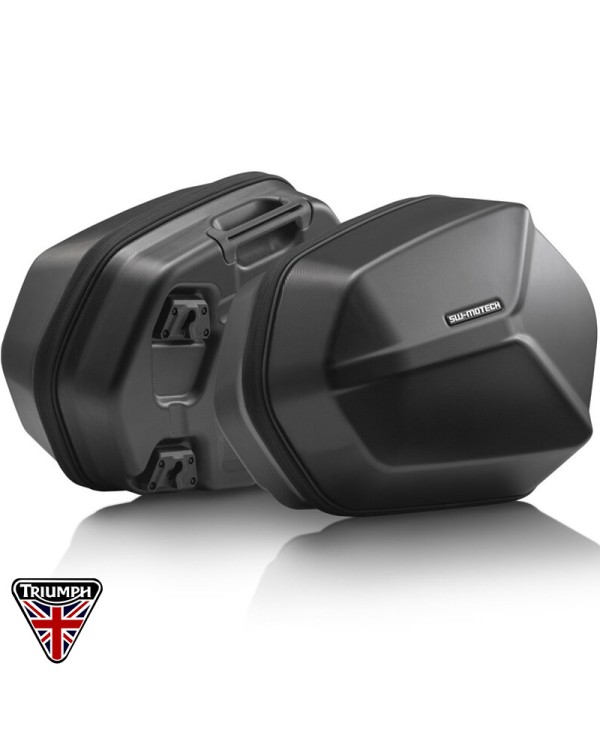 PACK MALETAS LATERALES + SOPORTES + BOLSAS SW-MOTECH AERO ABS TRIUMPH KFT.11.953.60101/B