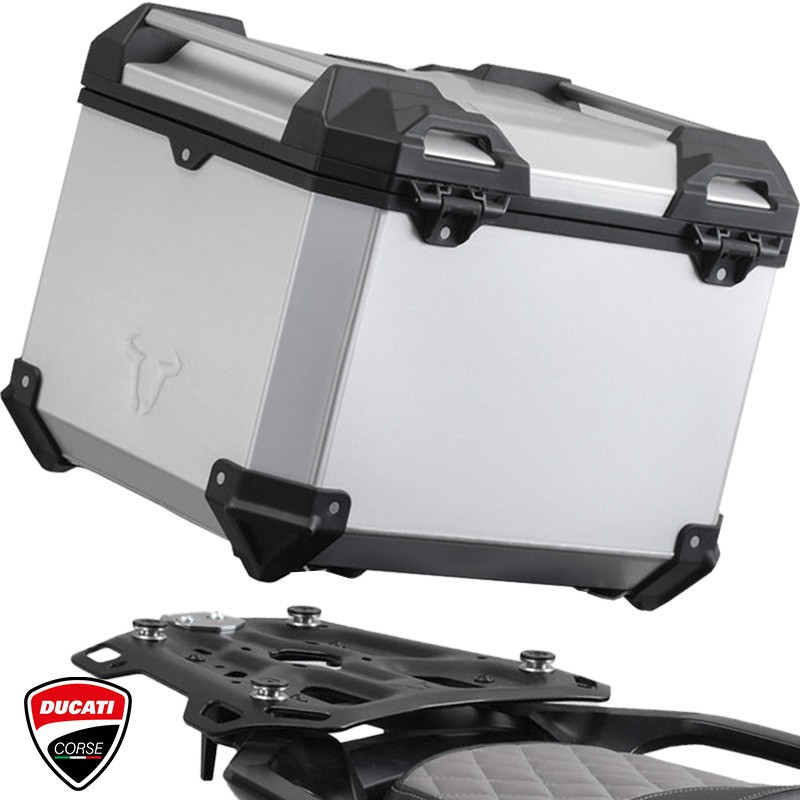 PACK SW-MOTECH BAUL 38L + HERRAJES + BOLSA DUCATI GPT.22.892.70000/S