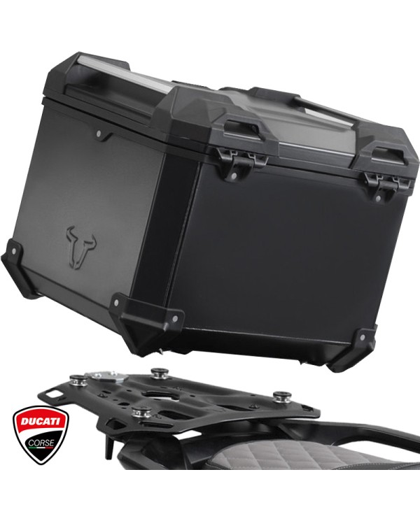 PACK SW-MOTECH BAUL 38L + HERRAJES + BOLSA DUCATI GPT.22.822.70000/B