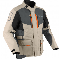 CHAQUETA BERING SIBERIA BEIGE/GRIS/NARANJA