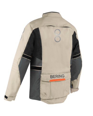 CHAQUETA BERING SIBERIA BEIGE/GRIS/NARANJA
