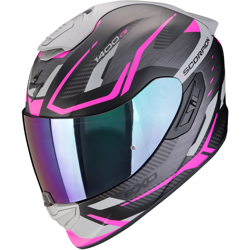 CASCO SCORPION EXO-1400 EVO II AIR ACCORD BLAC-MATT/PINK