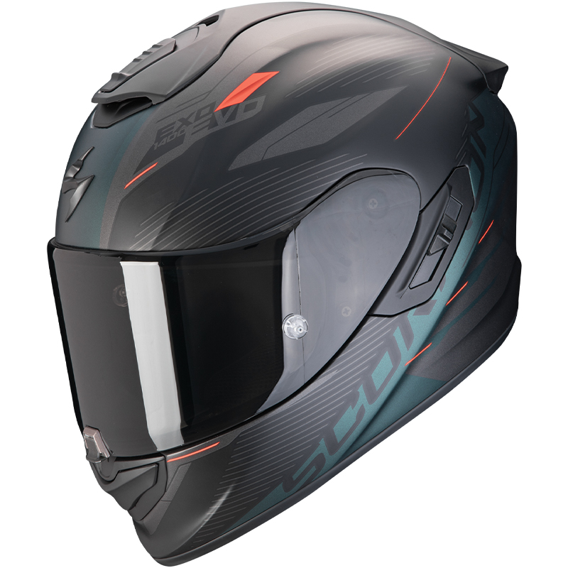 CASCO SCORPION EXO-1400 EVO II AIR LUMA BLACK-MATT/GREEN