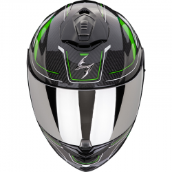 CASCO SCORPION EXO-1400 EVO II CARBON AIR MIRAGE BLACK/GREEN