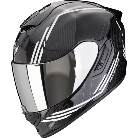 CASCO SCORPION EXO-1400 EVO II CARBON AIR REIKA BLACK/WHITE