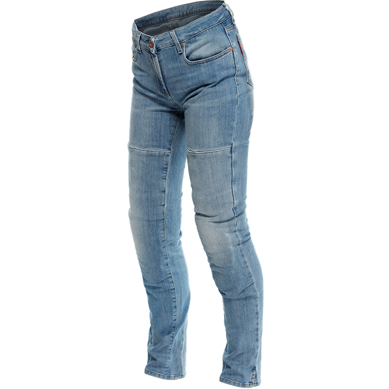 PANTALONES VAQUEROS DAINESE DENIM STONE SLIM LADY LIGHT BLUE