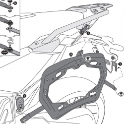 KIT DE FIJACION MALETAS LATERALES SW-MOTECH HONDA KFT.01.808.30000/B