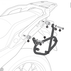 KIT DE FIJACION MALETAS LATERALES Y ALFORJAS SW-MOTECH SLC IZQUIERDO HONDA HTA.01.070.10000